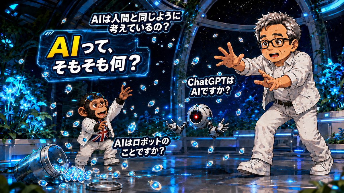 AIって、そもそも何？｜ジュンとアレックス、ハルのAI超入門