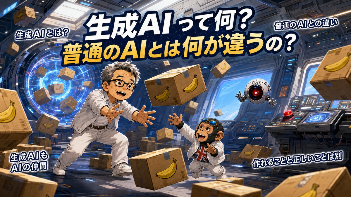 生成AIと普通のAIの違いを学ぶHAL55